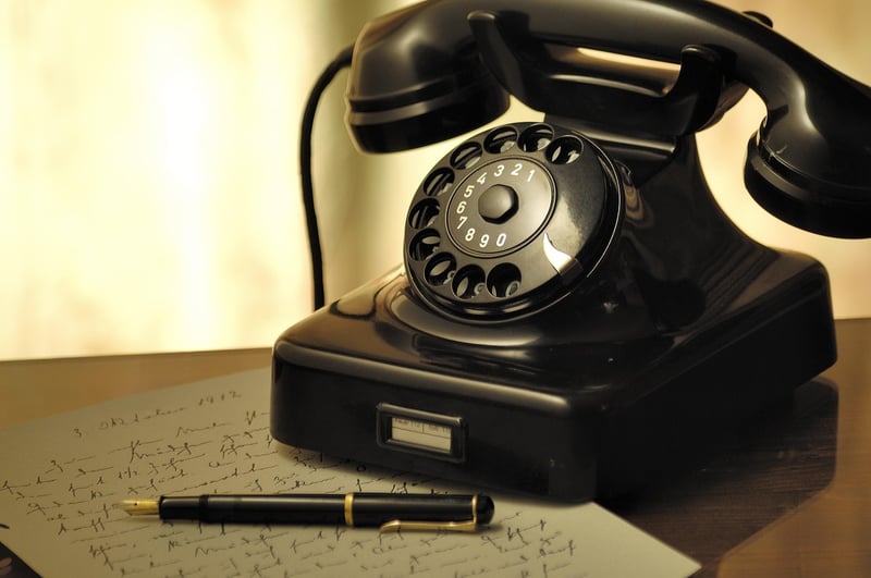 Retro Phone with Color Pop
